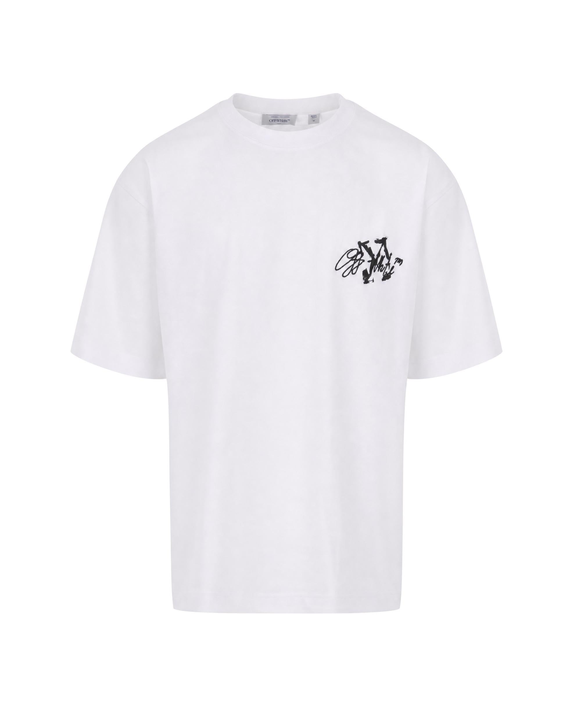 Logo-Embroidered Cotton T-Shirt — White