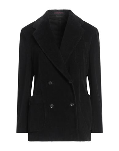The Gigi Woman Blazer Black Size 10 Cotton, Linen
