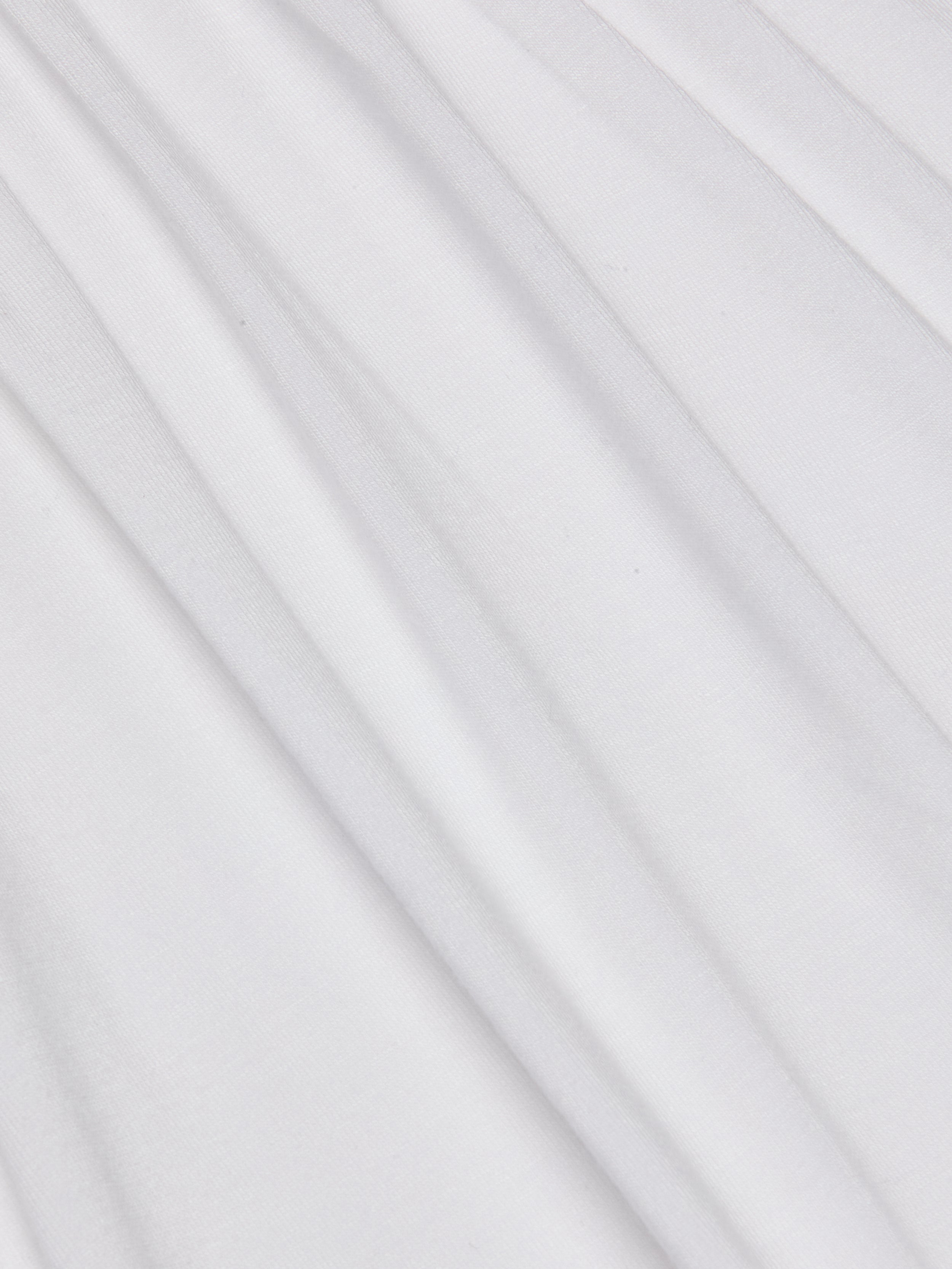 Cassandra Ruched Bodysuit In White