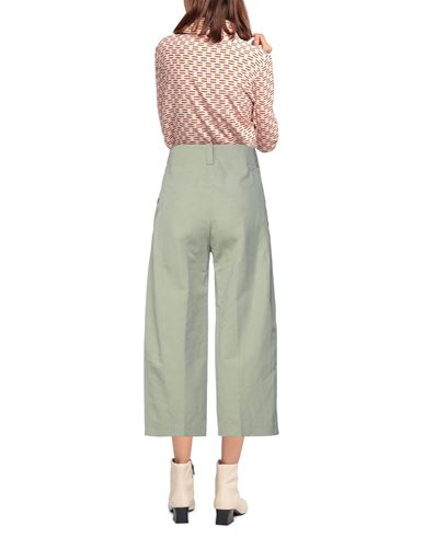 Woman Pants Sage green Size 2 Cotton, Linen