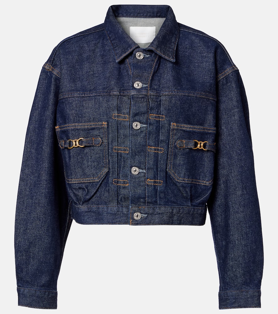 Alma cropped denim jacket