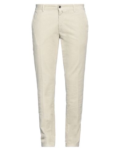 Man Pants Light green Size 40 Cotton, Elastane