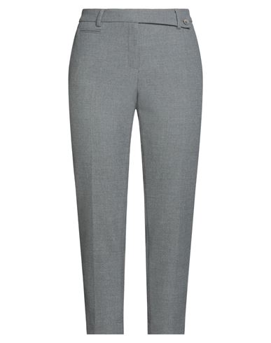 Woman Pants Grey Size 16 Polyester, Viscose, Wool, Elastane
