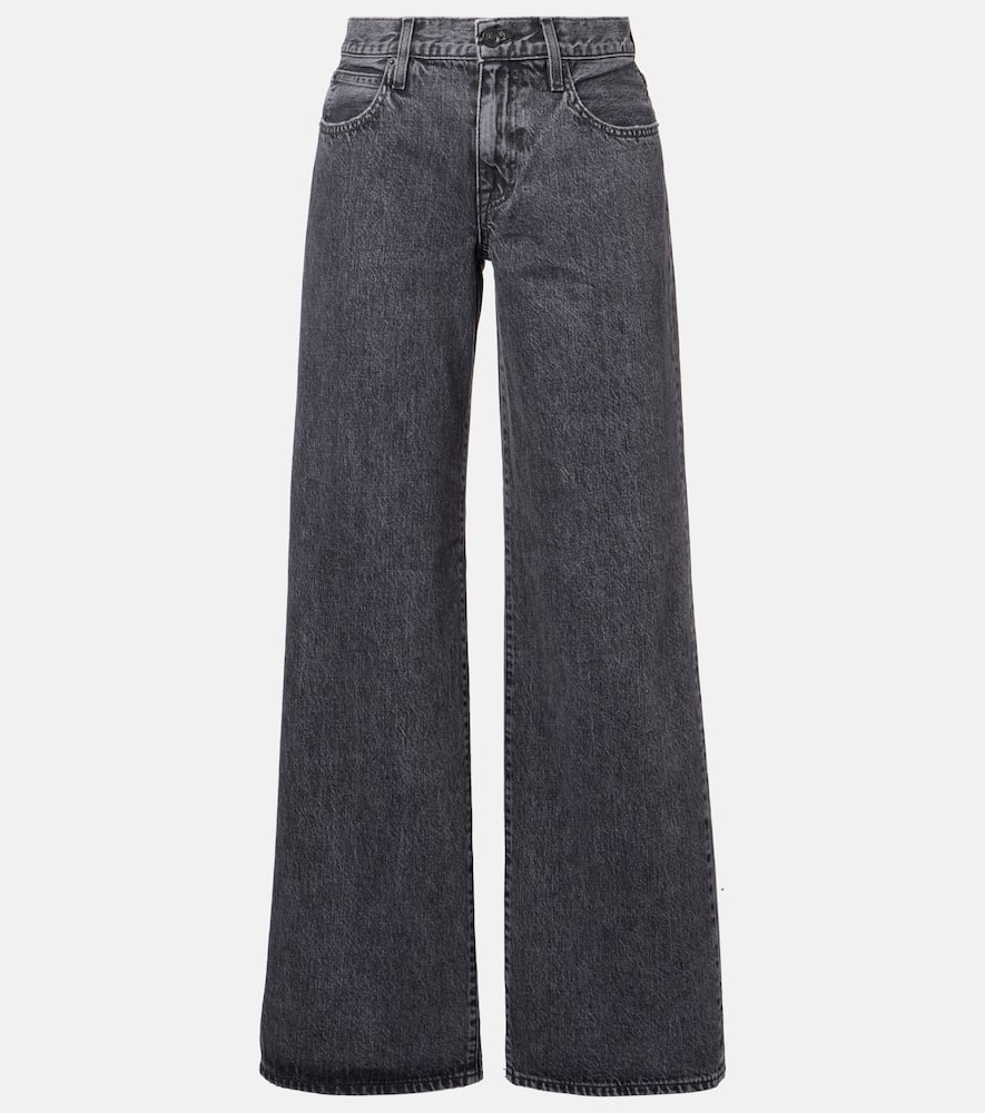 Mika mid-rise wide-leg jeans