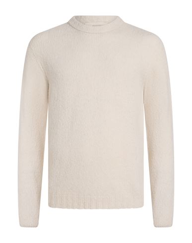 Man Sweater Off white Size L Polyamide, Alpaca wool, Wool