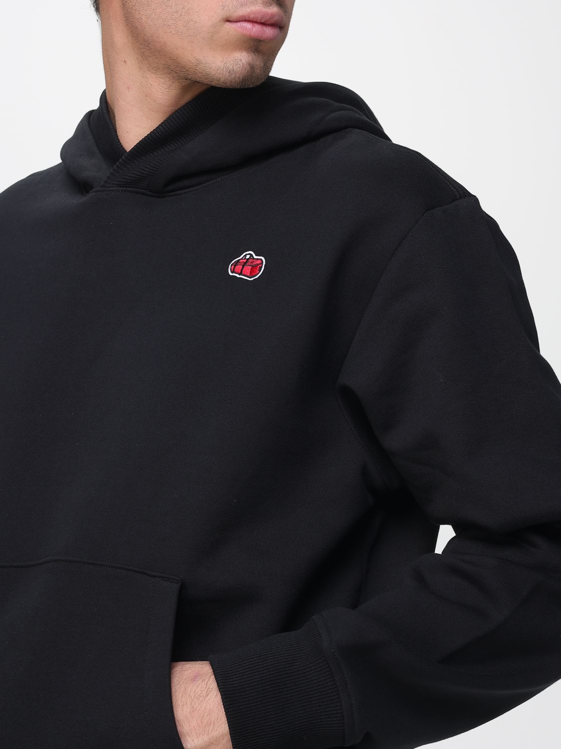 Sweatshirt Men color Black