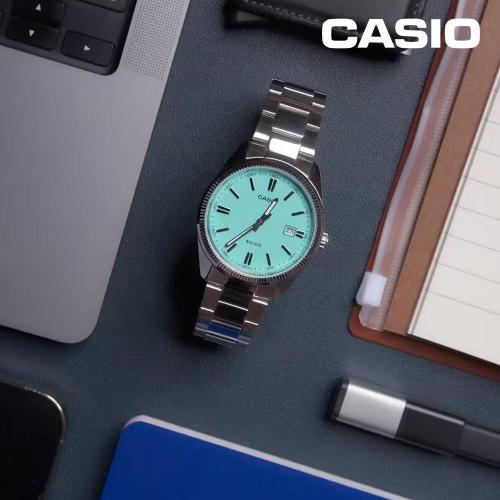 Casio 백화점AS 카시오 티파니 블루 MTP-1302PD-2A2VDF 클래식 데일리 메탈시계 남여공용 손목시계 지코스모 공식수입