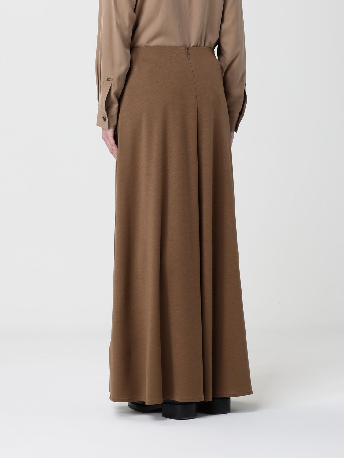 Skirt Woman color Leather