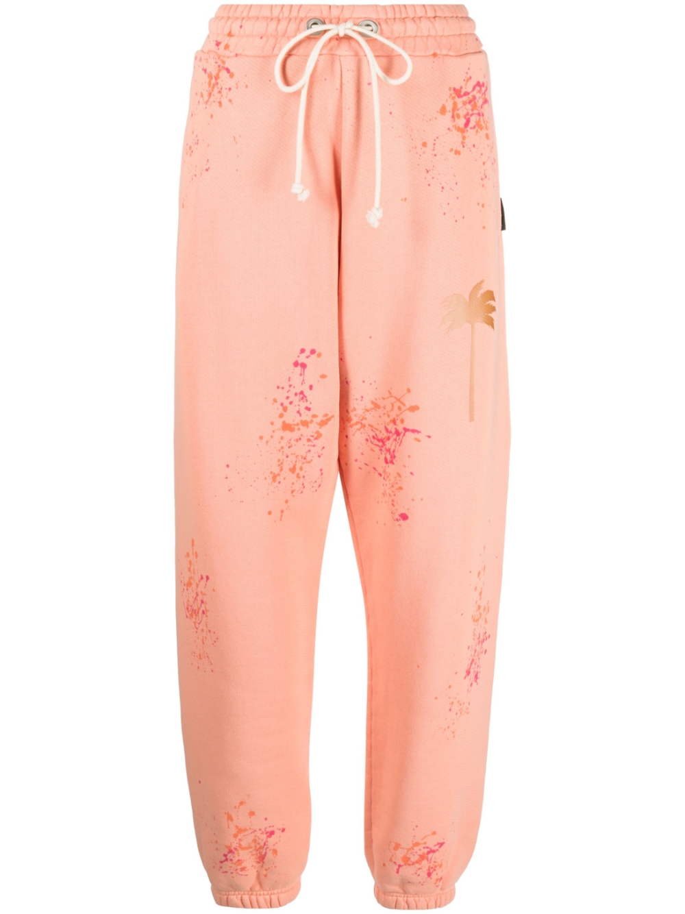 PXP paint-splatter track pants - Orange
