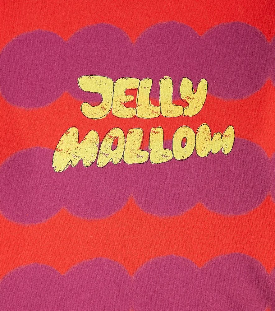 Jellymallow Flower ruffled cotton blouse