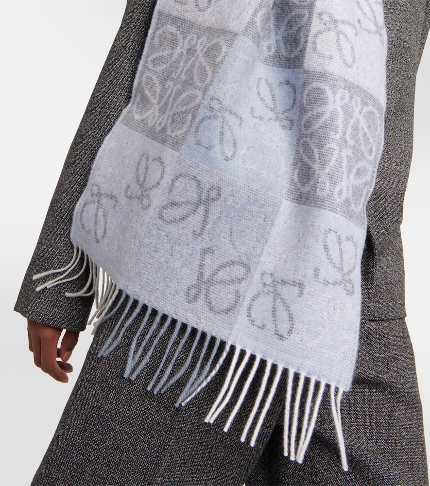 Anagram wool and cashmere scarf