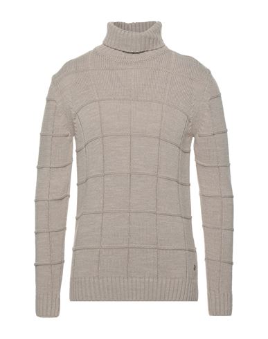 Man Turtleneck Beige Size XXL Cotton, Wool, Viscose, Polyamide