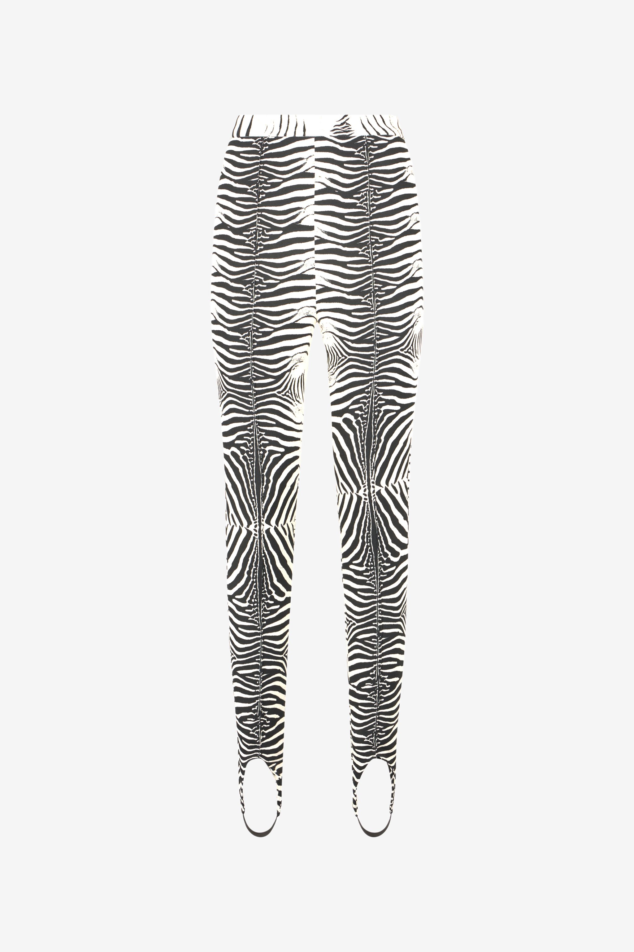 Zebra-print Leggings