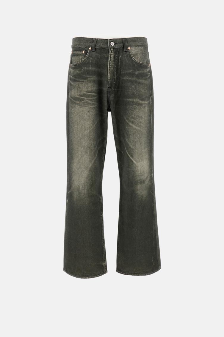 Black Cotton Jeans