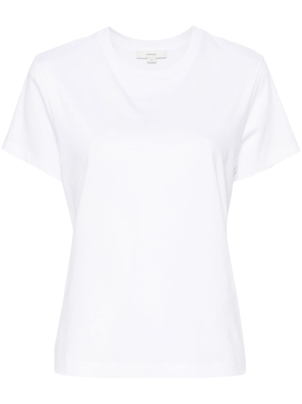 Mélange cotton T-shirt - White