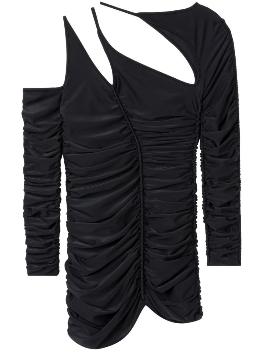 Black Cut-out Long Sleeve Top