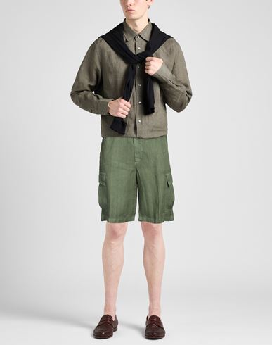 Man Shorts & Bermuda Shorts Military green