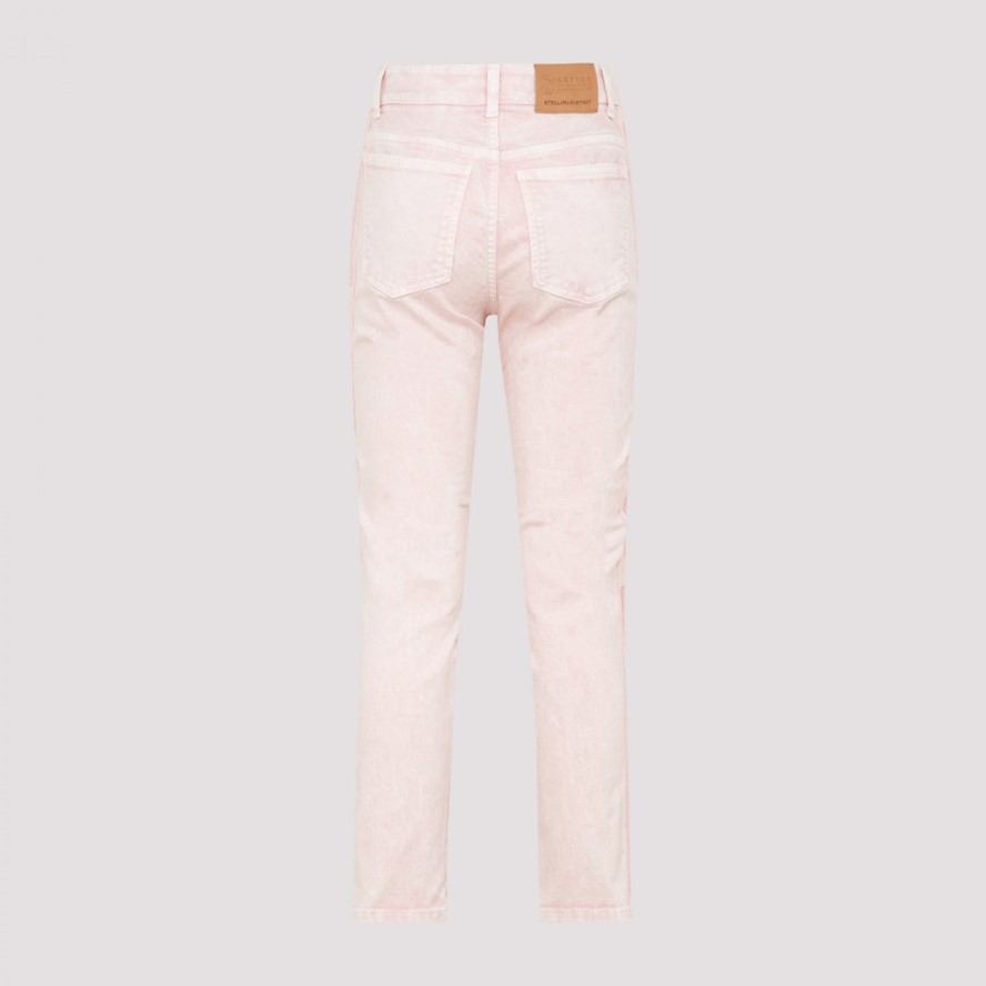 Logo tape slim jeans