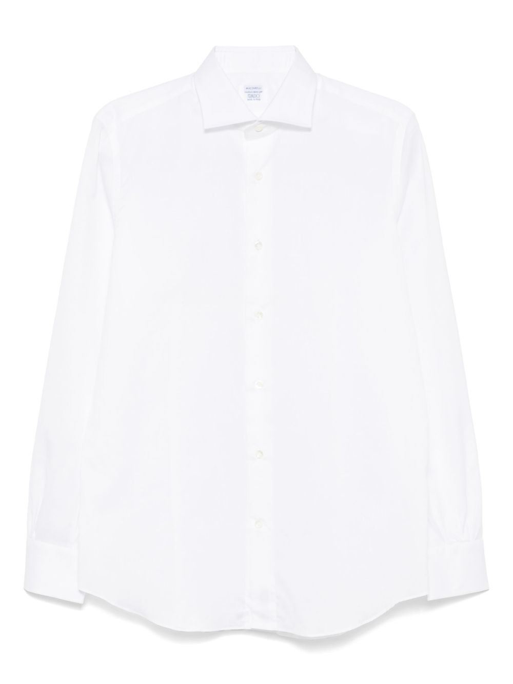 Mazzarelli spread-collar shirt - White