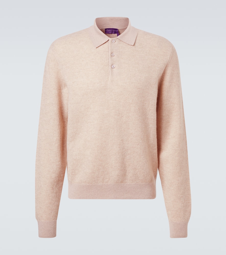 Cashmere polo sweater
