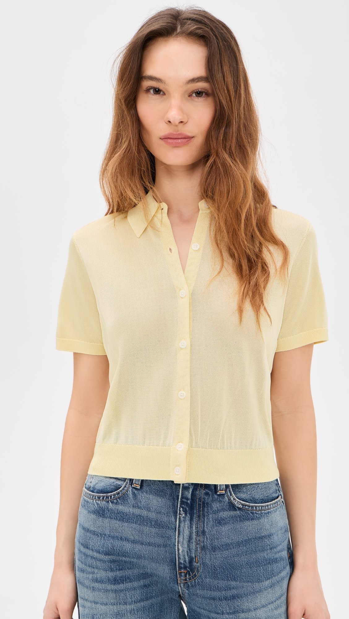 Lucca Cardigan Pale Yellow