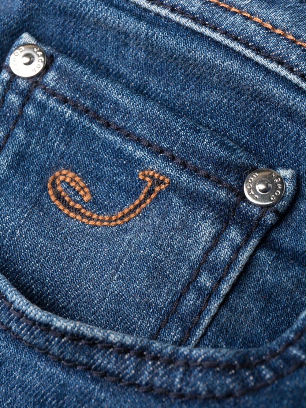 Low-rise straight-leg jeans - Blue