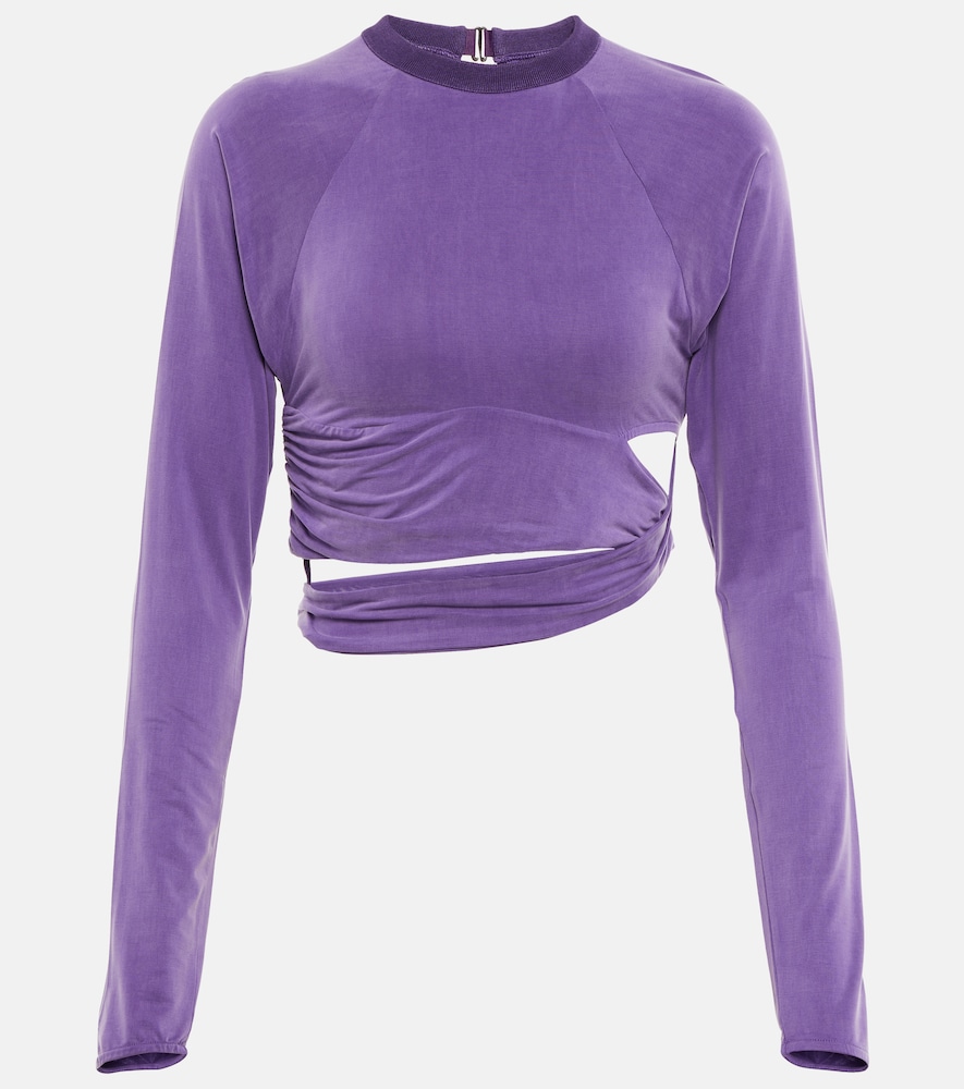 Le T-shirt Espelho cutout crop top