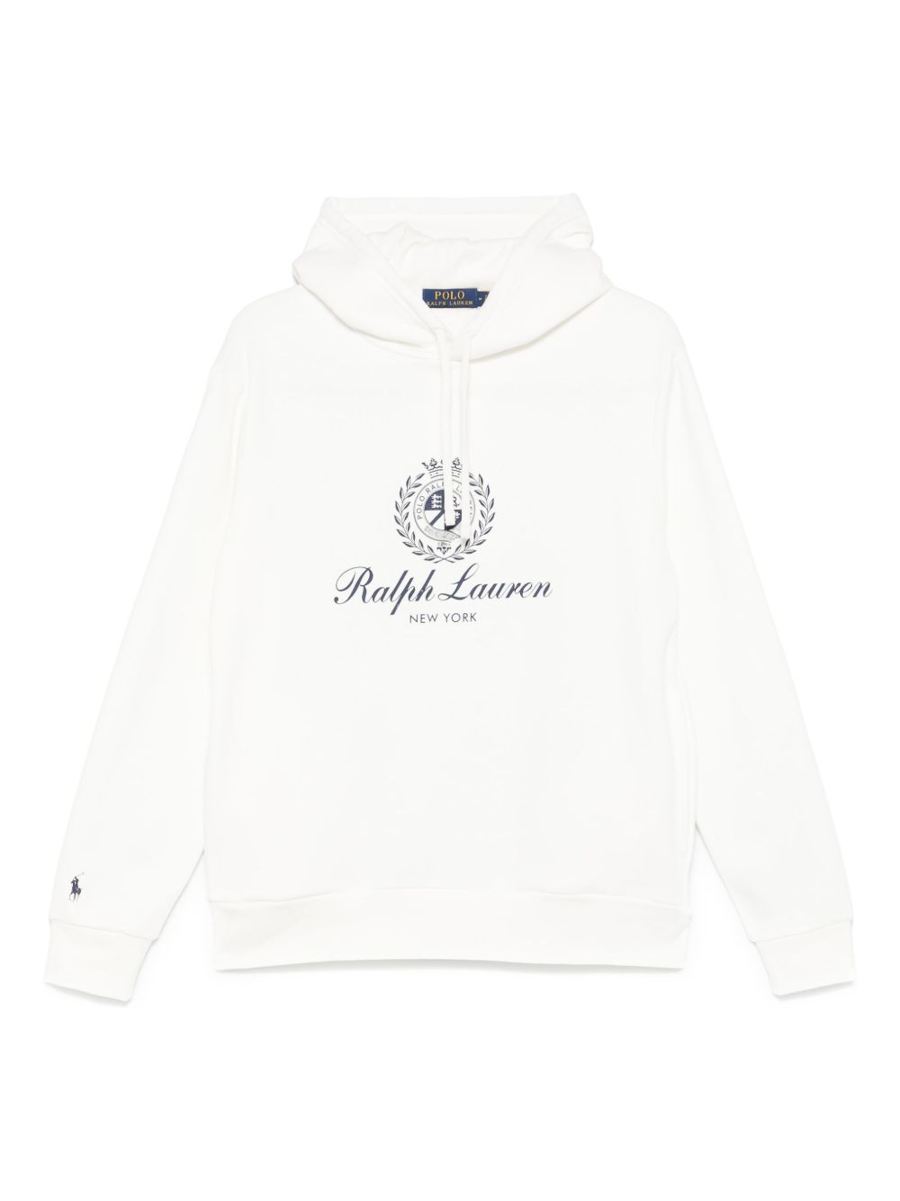 Logo-print hoodie - White