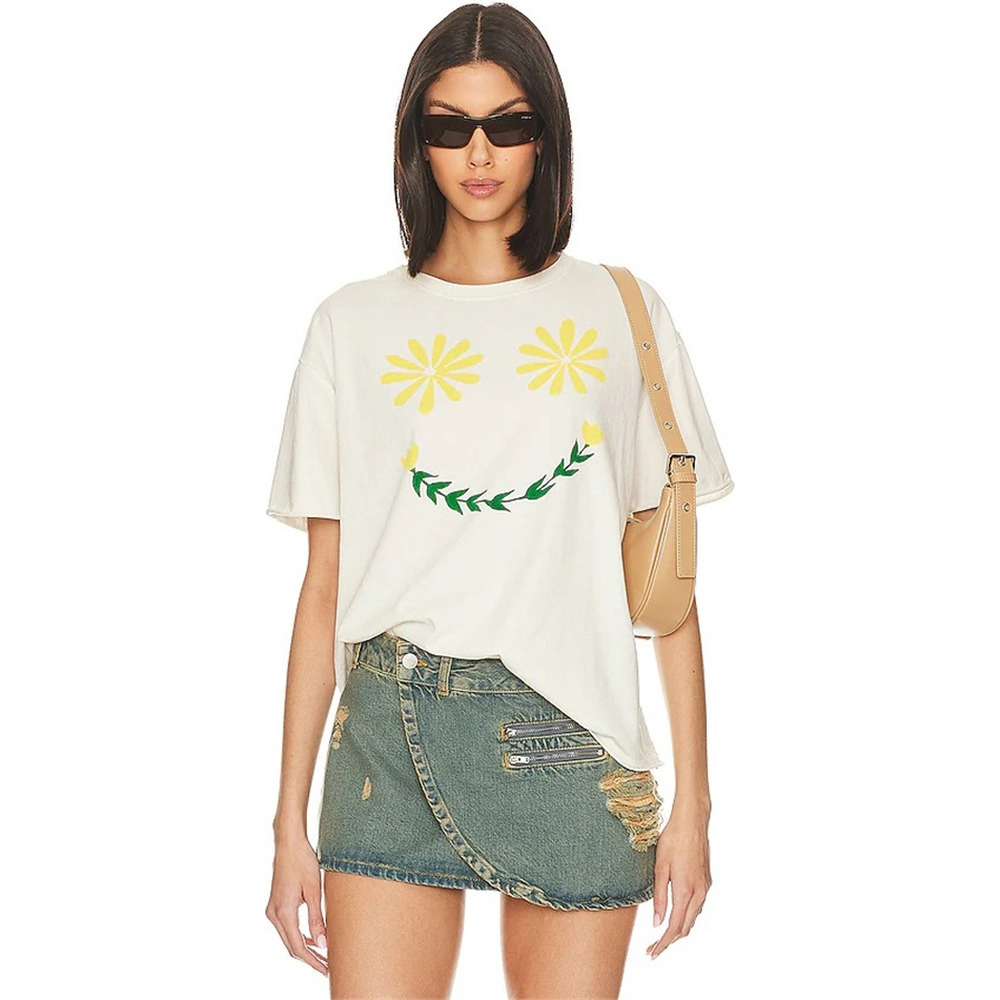 Ivory Combo Women's Sunshine Smiles Tee