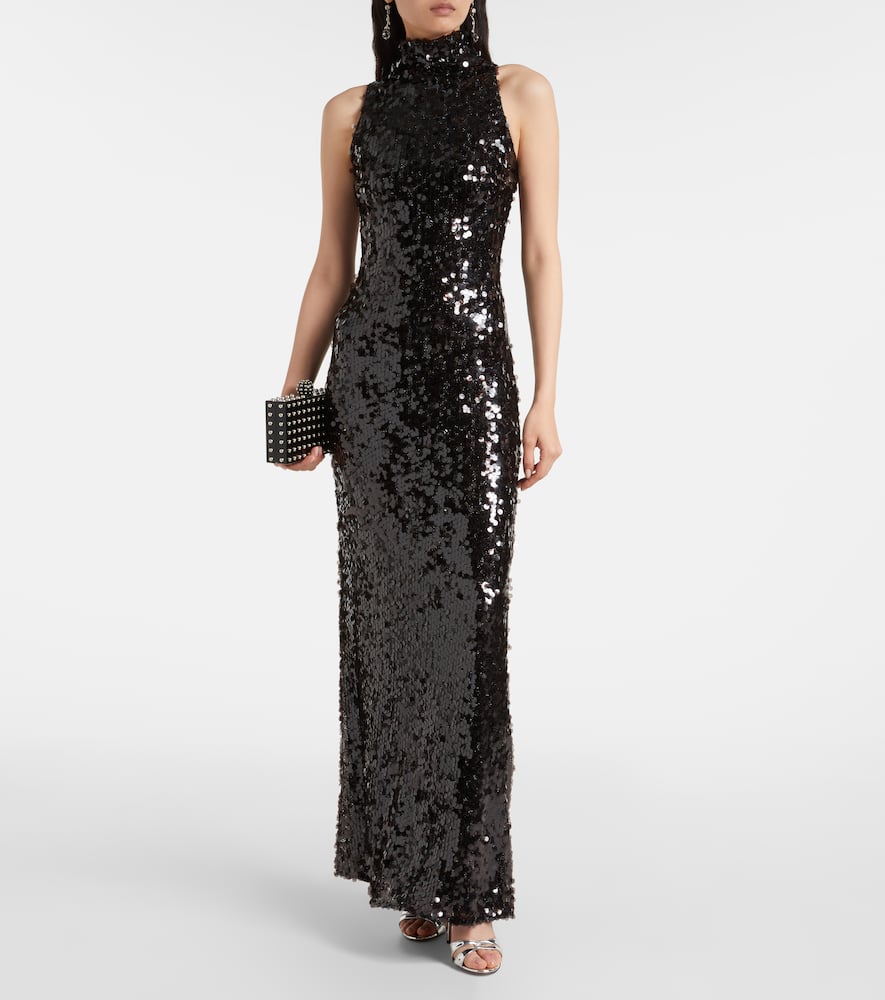 Cristalla embellished gown