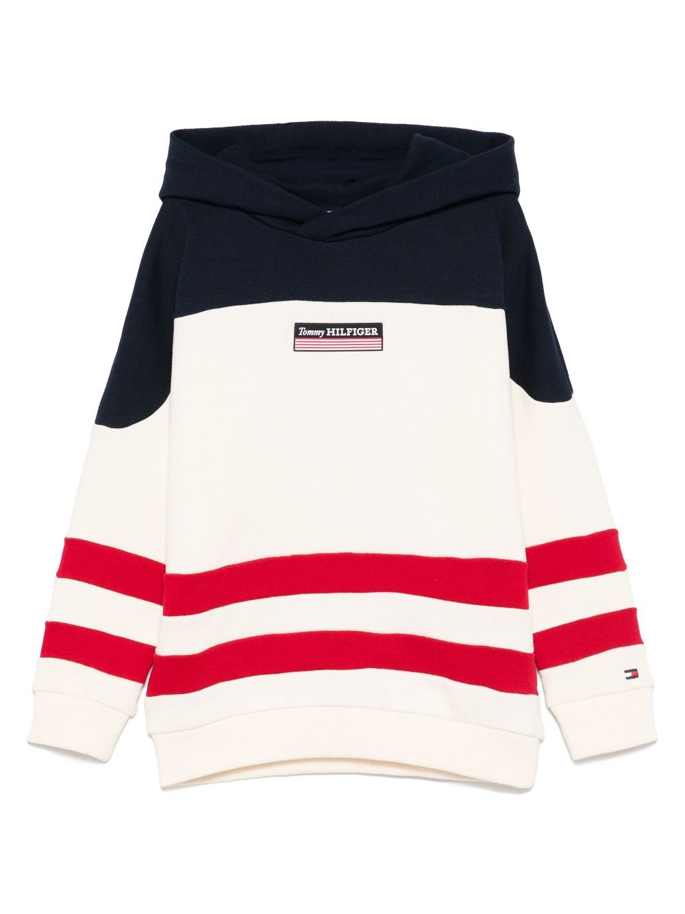 Logo-patch hoodie - Neutrals