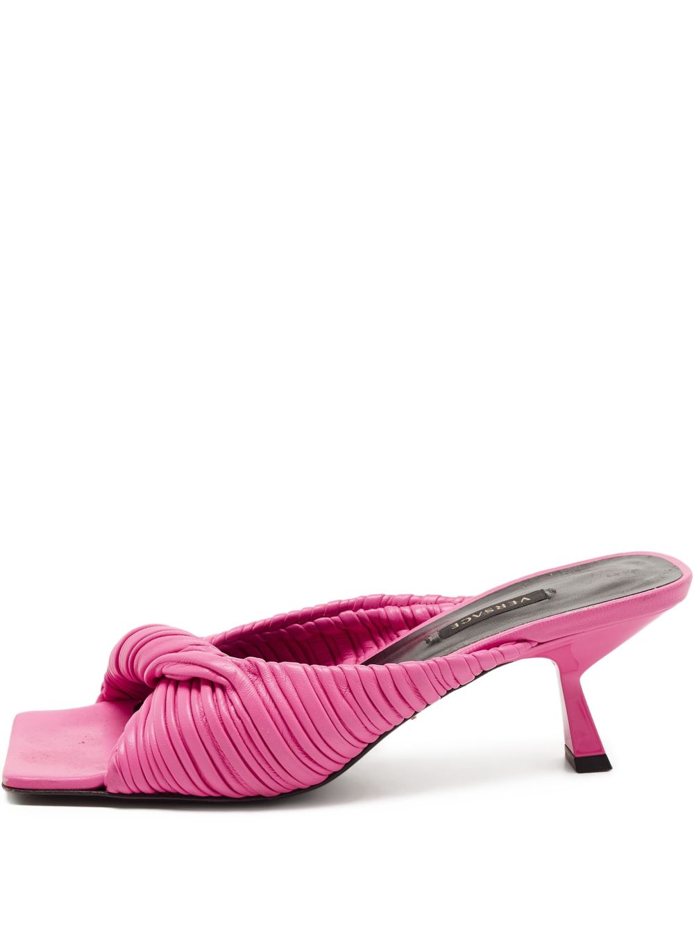 65mm leather sandals - Pink