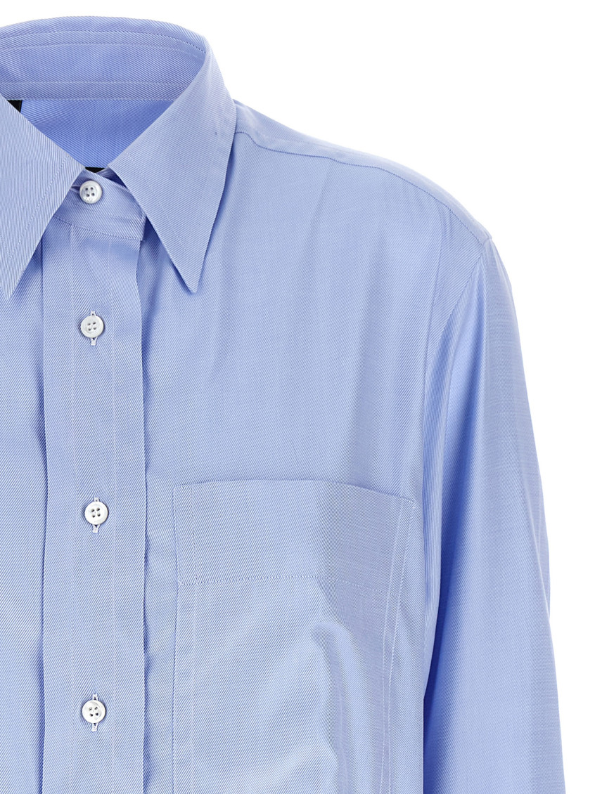 Brioni - Sea Island Cotton Shirt Shirt And Blouse Light Blue