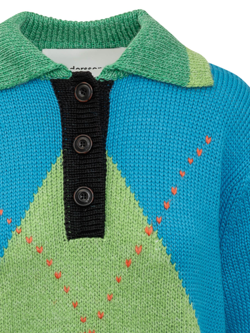 Blue Knitted Sweater