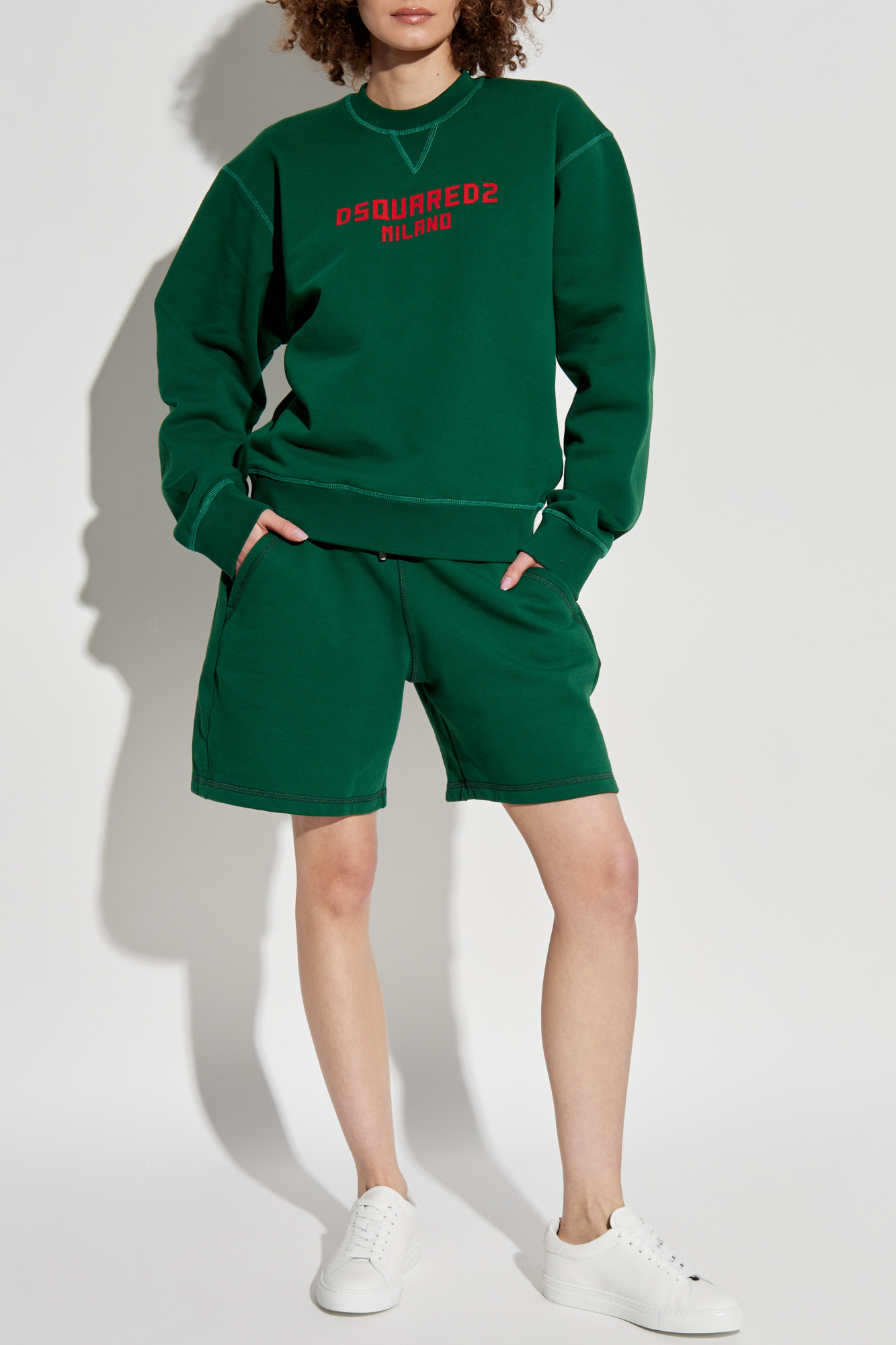 Logo Shorts, Women's, Green