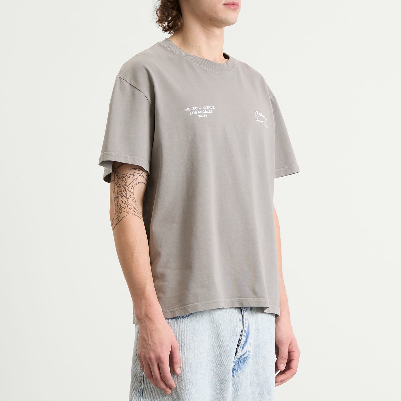Men's Melrose T-Shirt Light Washed Grey