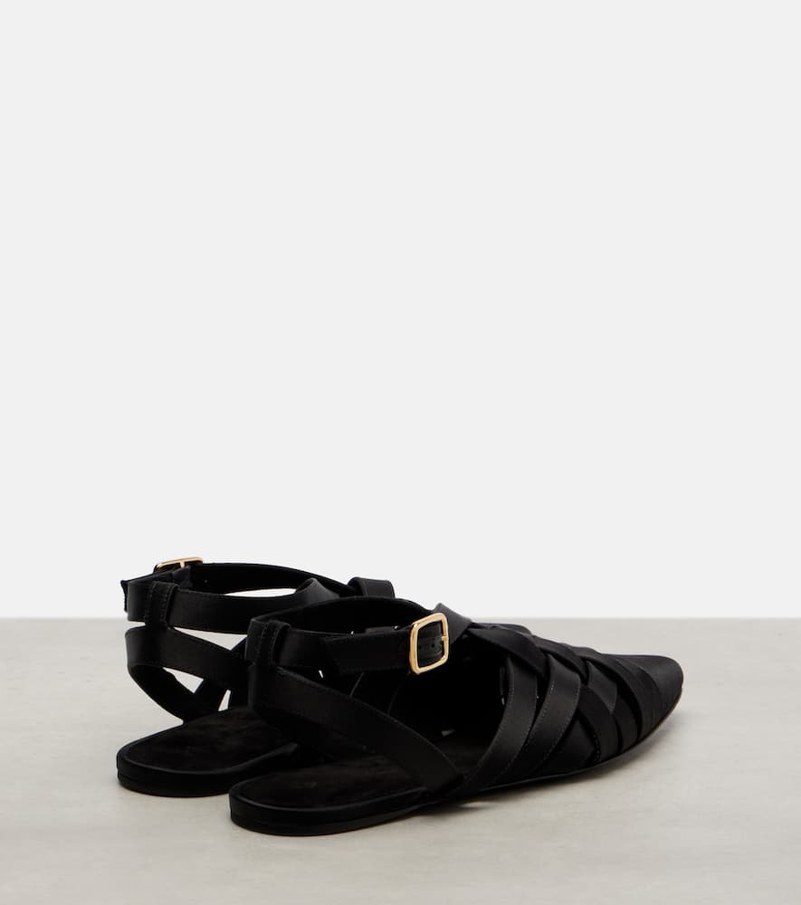 Silene satin sandals