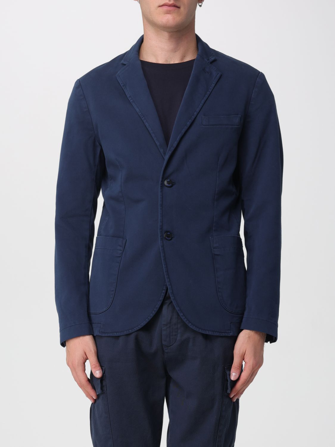 Blazer Men color Navy