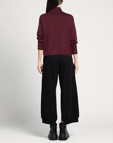 Woman Turtleneck Burgundy Size 4 Merino Wool