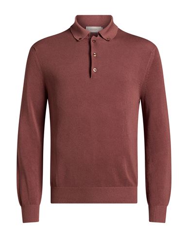 Man Sweater Antique rose Size M Silk, Cotton