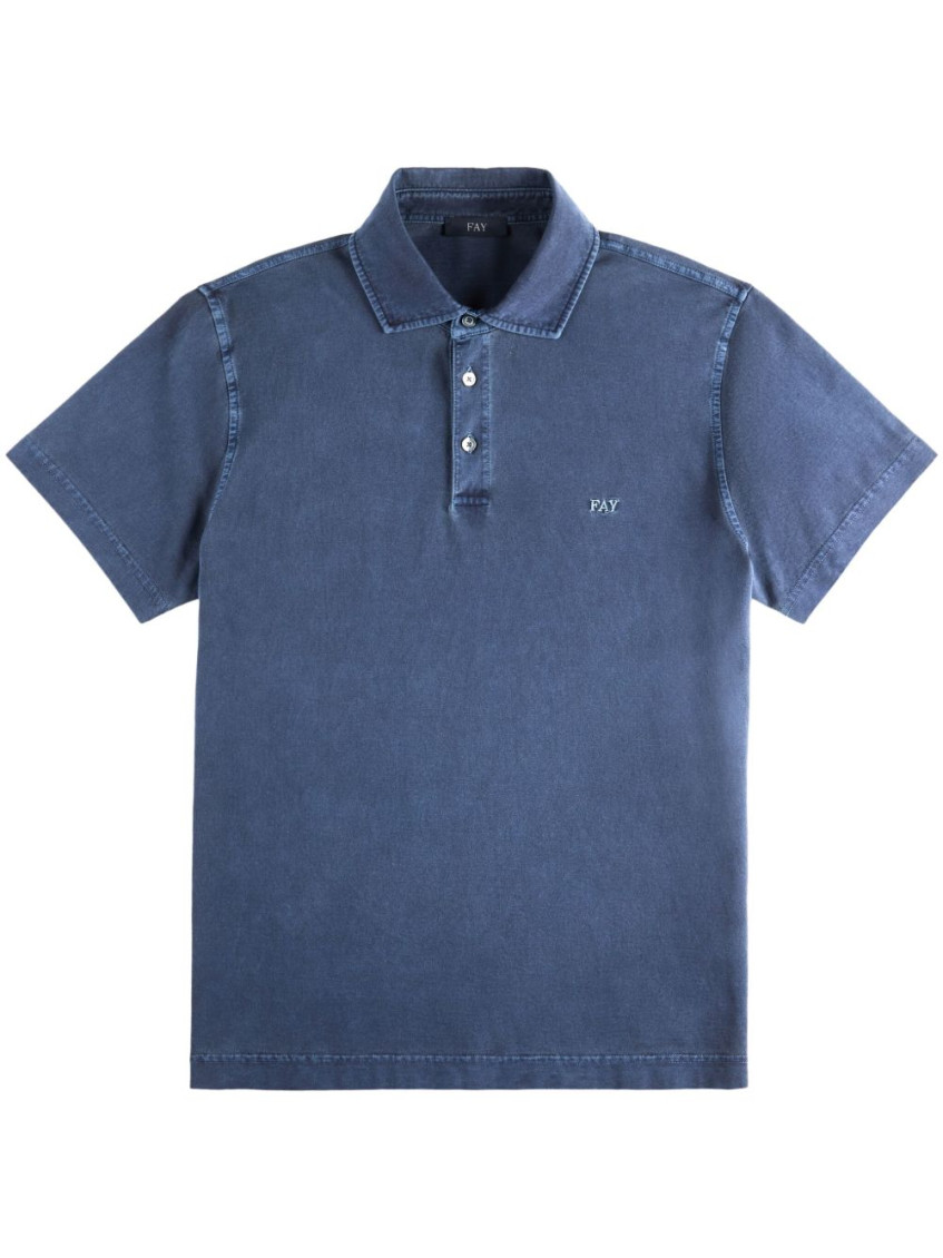 Blue Logo Polo Shirt
