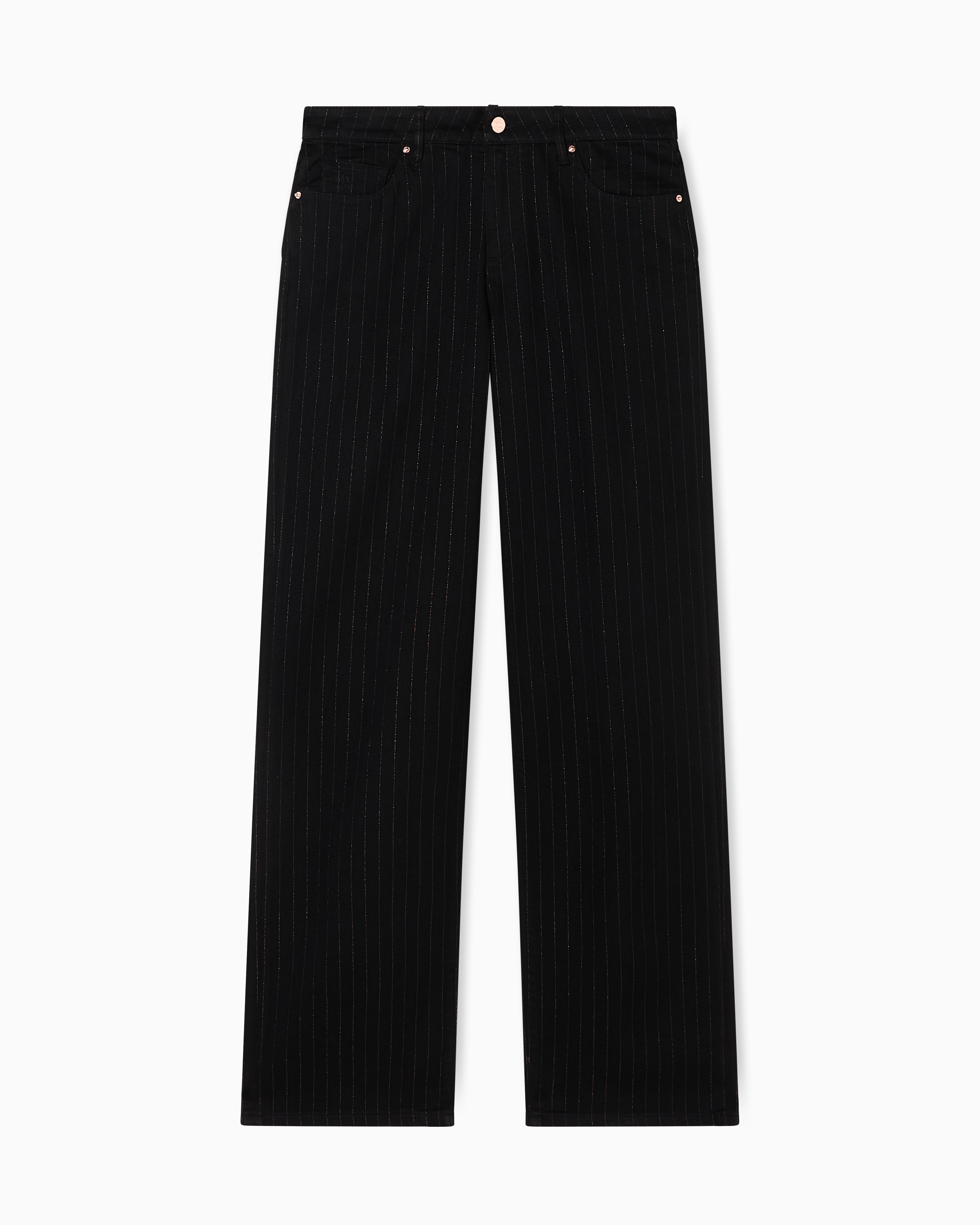 Relaxed Fit Denim Jeans in Metallic Pink