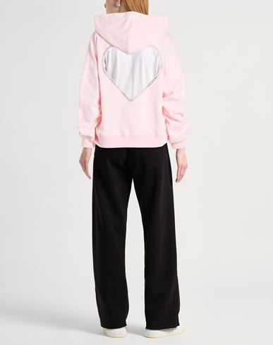 Woman Sweatshirt Pink Size 2 Cotton, Polyester