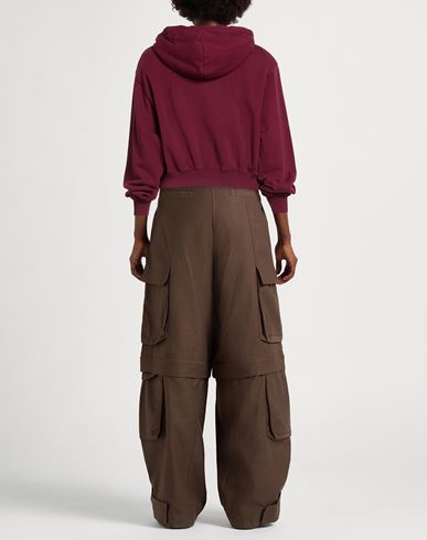 Woman Sweatshirt Burgundy Size 10 Organic cotton