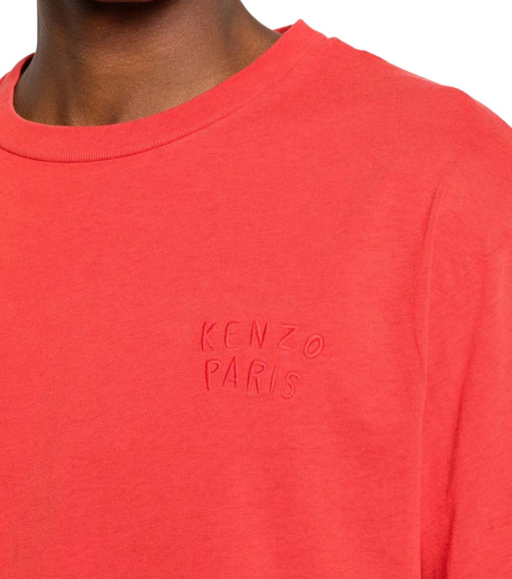 Red Logo Crew Neck T-Shirt