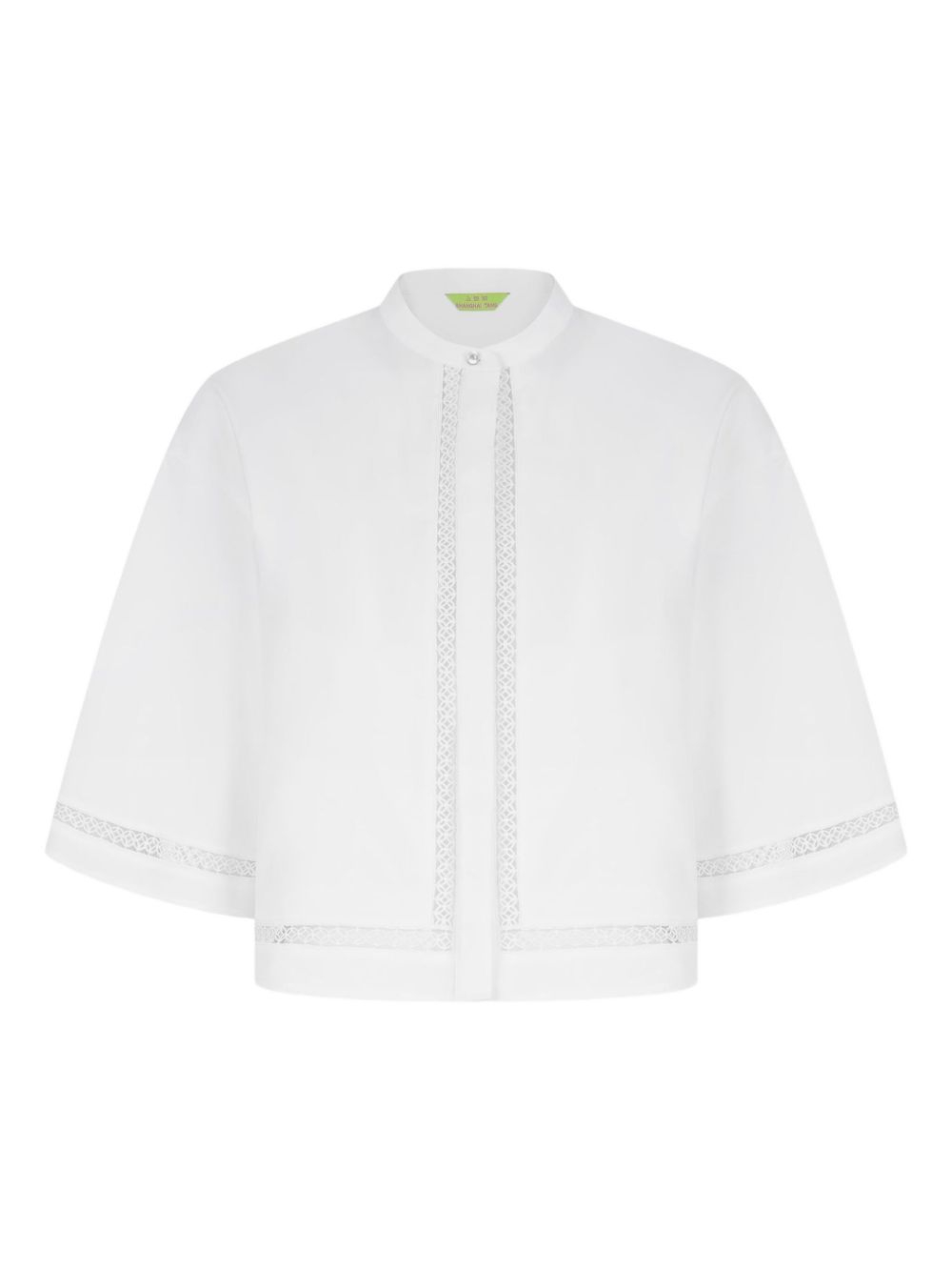 Cotton-blend shirt - White