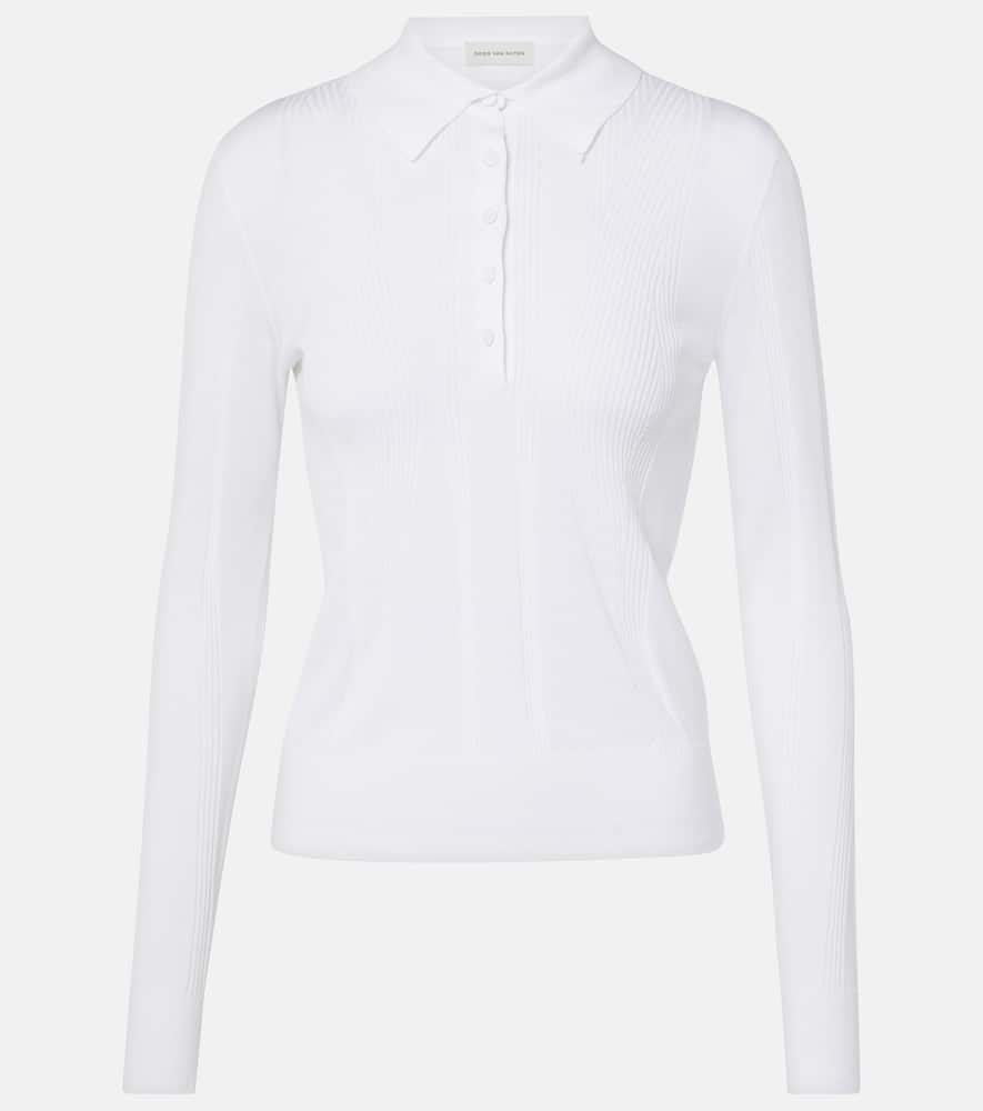 Touria cotton polo sweater