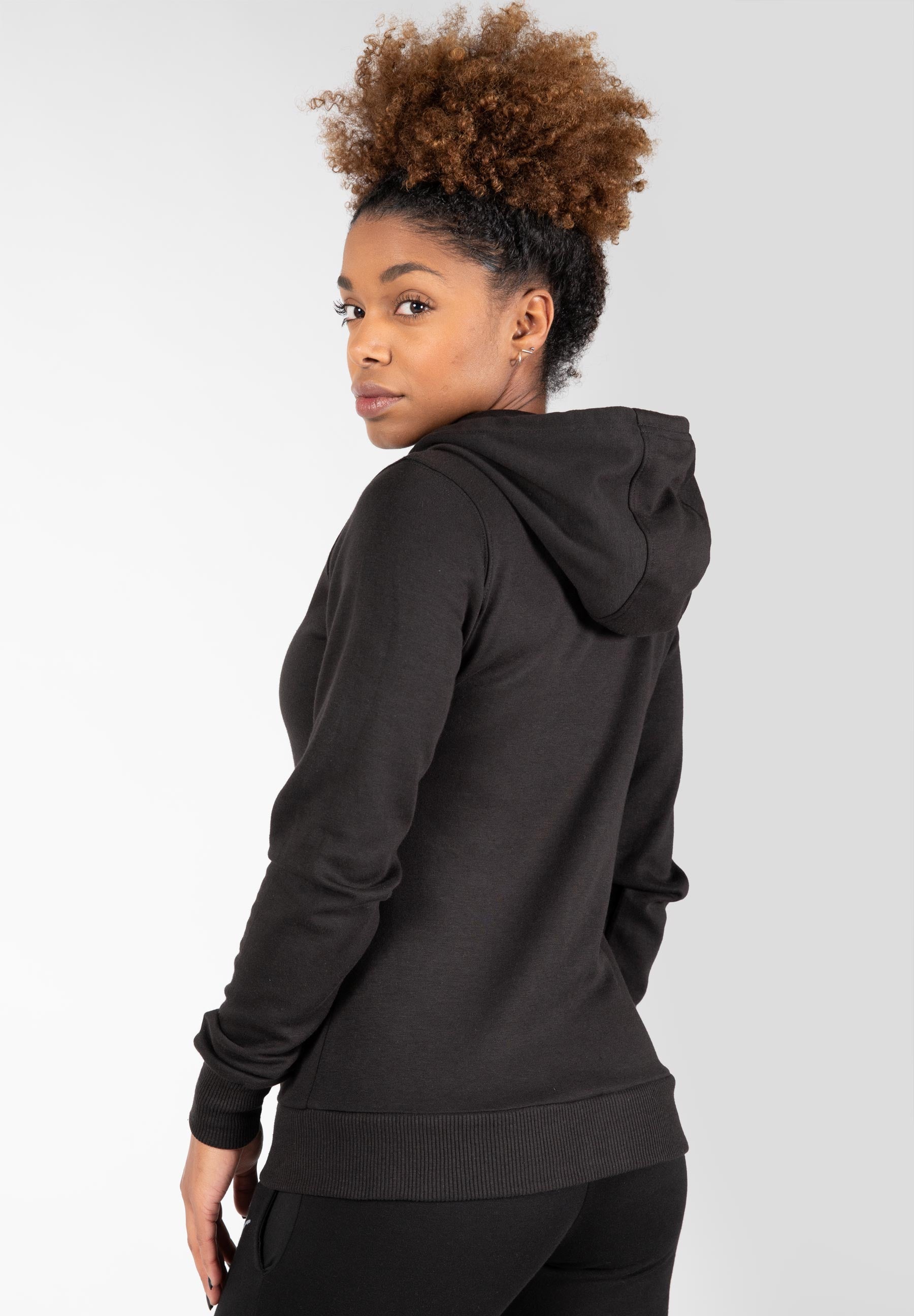 Pixley Zipped Hoodie - Black