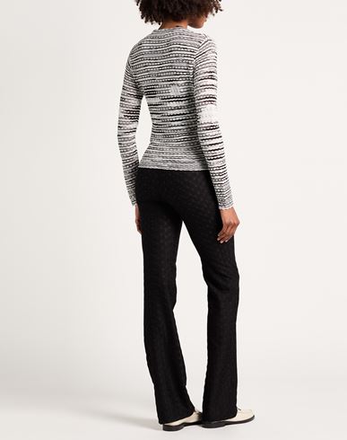 Woman Cardigan Black Size 8 Viscose, Wool, Polyamide, Elastane