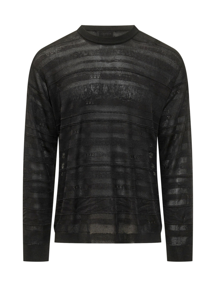 Black Crew Neck Sweaters